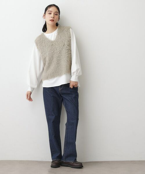 Dessin / デッサン セットアップ | 【2点セット・洗える】シャギーベストニットワンピース | 詳細17