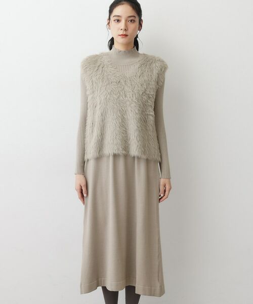 Dessin / デッサン セットアップ | 【2点セット・洗える】シャギーベストニットワンピース | 詳細19