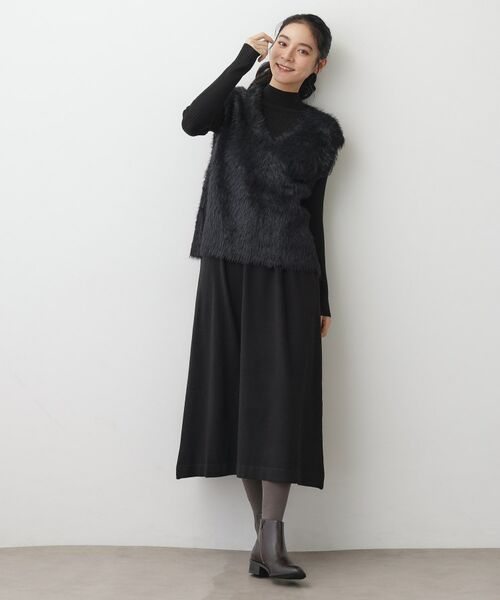 Dessin / デッサン セットアップ | 【2点セット・洗える】シャギーベストニットワンピース | 詳細4