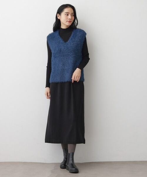 Dessin / デッサン セットアップ | 【2点セット・洗える】シャギーベストニットワンピース | 詳細9