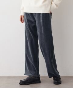 Dessin / デッサン パンツ | 【洗える/ウエストゴム】裏起毛コーデュロイイージーパンツ