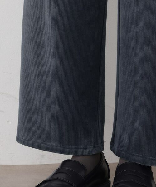 Dessin / デッサン パンツ | 【洗える/ウエストゴム】裏起毛コーデュロイイージーパンツ | 詳細15
