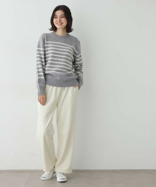 Dessin / デッサン パンツ | 【洗える/ウエストゴム】裏起毛コーデュロイイージーパンツ | 詳細3