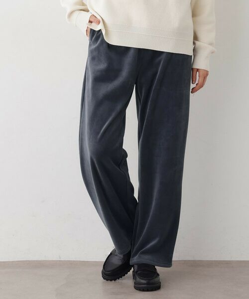 Dessin / デッサン パンツ | 【洗える/ウエストゴム】裏起毛コーデュロイイージーパンツ | 詳細6