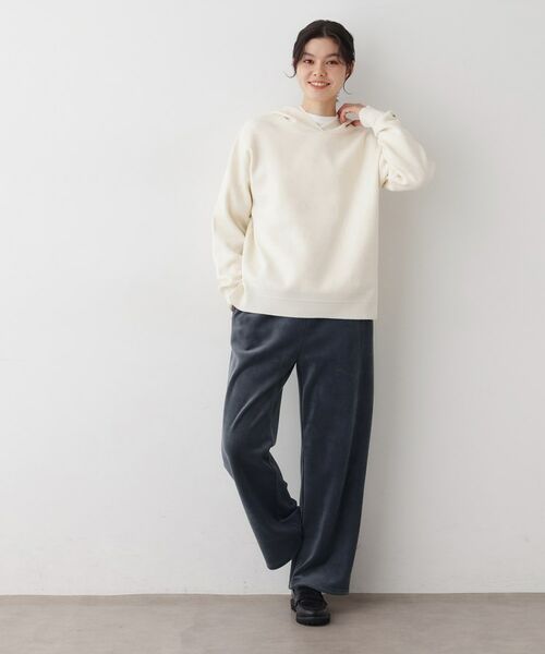 Dessin / デッサン パンツ | 【洗える/ウエストゴム】裏起毛コーデュロイイージーパンツ | 詳細7