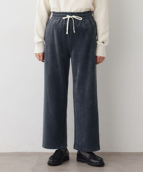 Dessin / デッサン パンツ | 【洗える/ウエストゴム】裏起毛コーデュロイイージーパンツ | 詳細9