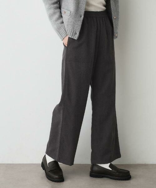 Dessin / デッサン パンツ | 【裏地付き/洗える】コンフォートワイドパンツ | 詳細11