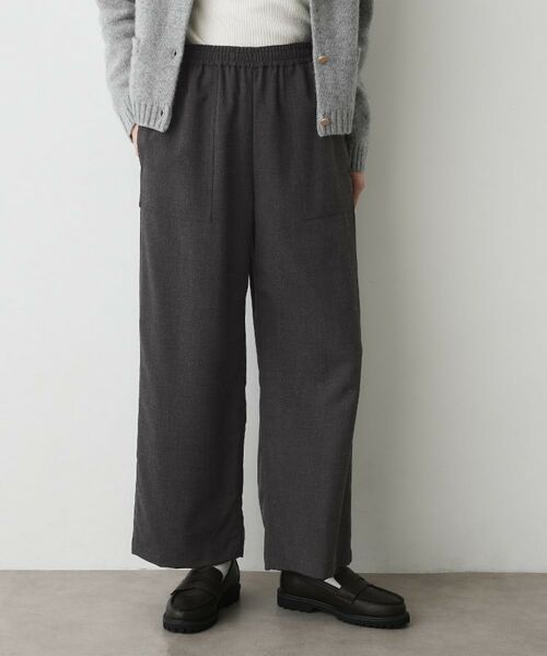 Dessin / デッサン パンツ | 【裏地付き/洗える】コンフォートワイドパンツ | 詳細13