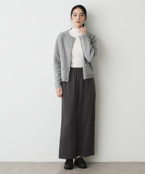 Dessin / デッサン パンツ | 【裏地付き/洗える】コンフォートワイドパンツ | 詳細14