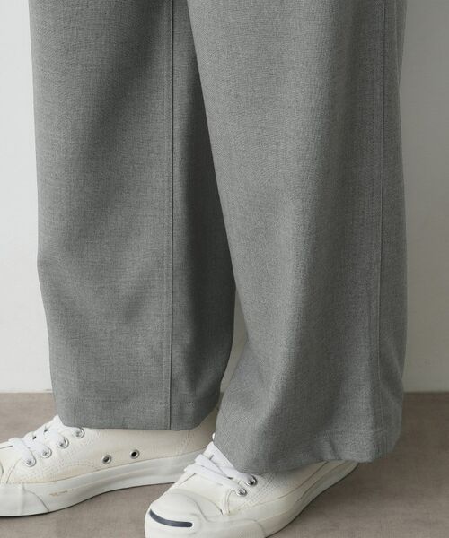 Dessin / デッサン パンツ | 【裏地付き/洗える】コンフォートワイドパンツ | 詳細22