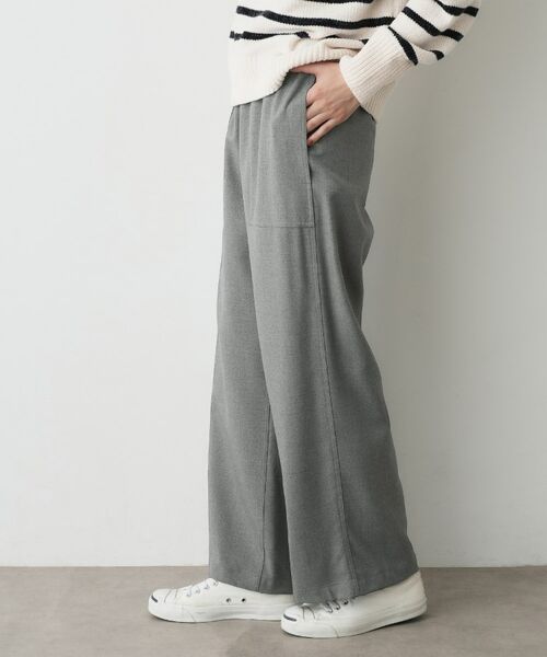 Dessin / デッサン パンツ | 【裏地付き/洗える】コンフォートワイドパンツ | 詳細6