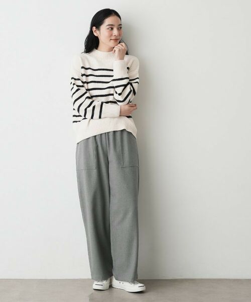 Dessin / デッサン パンツ | 【裏地付き/洗える】コンフォートワイドパンツ | 詳細7