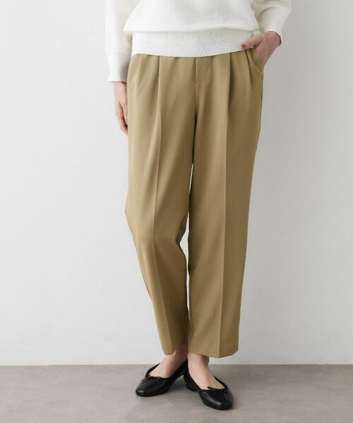 Dessin / デッサン ショート・ハーフ・半端丈パンツ | 【洗える】マットドレープワイドパンツ | 詳細1