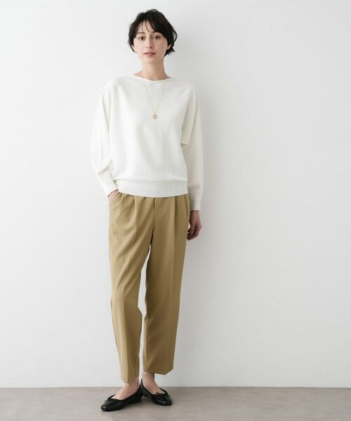 Dessin / デッサン ショート・ハーフ・半端丈パンツ | 【洗える】マットドレープワイドパンツ | 詳細3