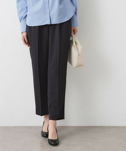 Dessin / デッサン ショート・ハーフ・半端丈パンツ | 【洗える】マットドレープワイドパンツ | 詳細5