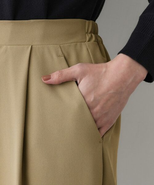 Dessin / デッサン パンツ | 【洗える】マットドレープニーハイフレアパンツ | 詳細14