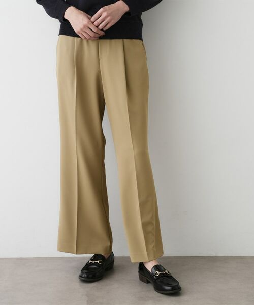 Dessin / デッサン パンツ | 【洗える】マットドレープニーハイフレアパンツ | 詳細6