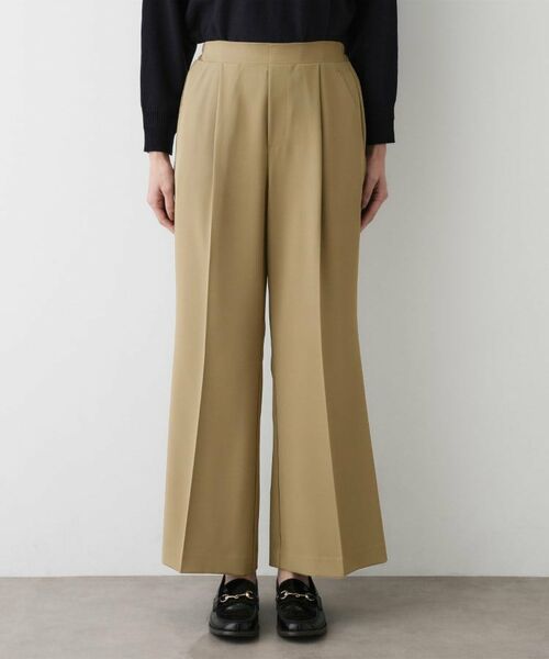 Dessin / デッサン パンツ | 【洗える】マットドレープニーハイフレアパンツ | 詳細9