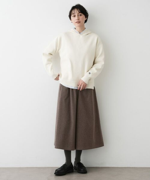 Dessin / デッサン ショート・ハーフ・半端丈パンツ | 【ウエストゴム/洗える】起毛フレアシルエットパンツ | 詳細10