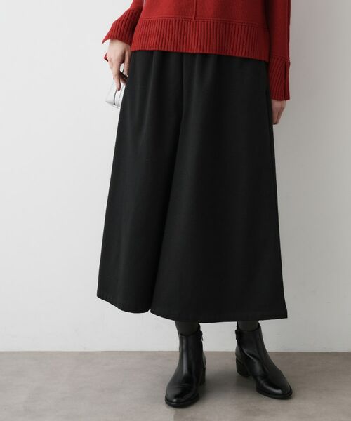 Dessin / デッサン ショート・ハーフ・半端丈パンツ | 【ウエストゴム/洗える】起毛フレアシルエットパンツ | 詳細4