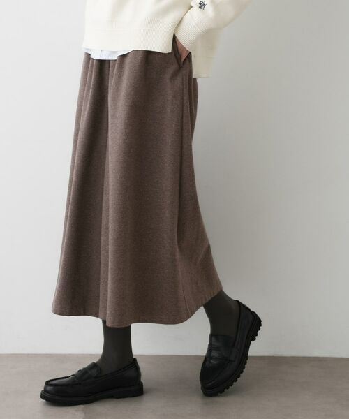 Dessin / デッサン ショート・ハーフ・半端丈パンツ | 【ウエストゴム/洗える】起毛フレアシルエットパンツ | 詳細9