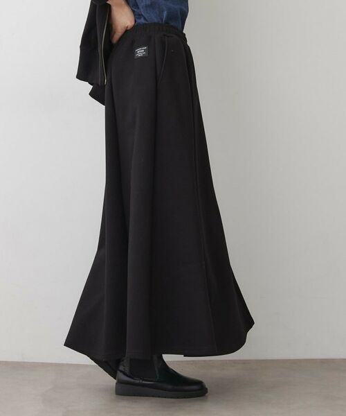 Dessin / デッサン ロング・マキシ丈スカート | 【ウエストゴム/洗える】ダンボールコットンフレアスカート | 詳細1