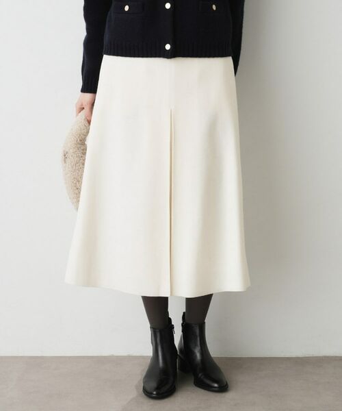 Dessin / デッサン スカート | メルトンジャージボックスタックスカート | 詳細1
