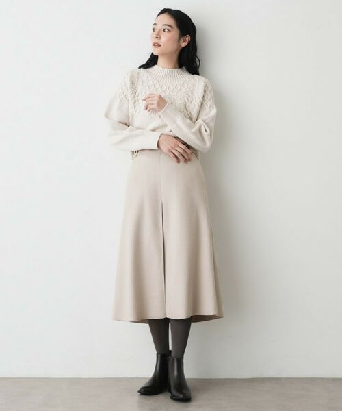 Dessin / デッサン スカート | メルトンジャージボックスタックスカート | 詳細11