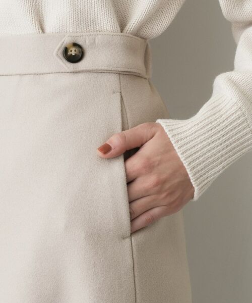 Dessin / デッサン スカート | メルトンジャージボックスタックスカート | 詳細18