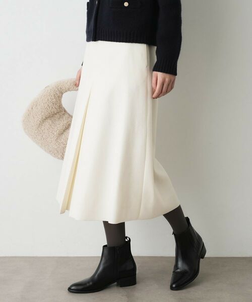 Dessin / デッサン スカート | メルトンジャージボックスタックスカート | 詳細2