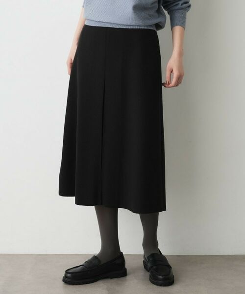 Dessin / デッサン スカート | メルトンジャージボックスタックスカート(ブラック(019))