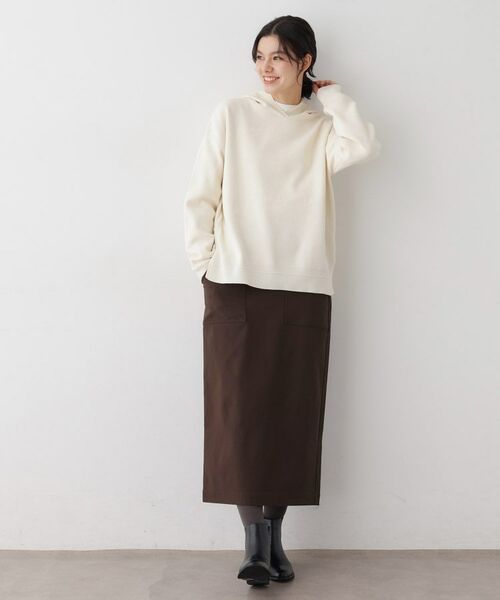 Dessin / デッサン ロング・マキシ丈スカート | 【洗える/ウエストゴム】Iラインイージースカート | 詳細7