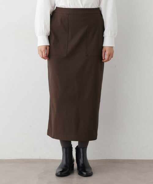 Dessin / デッサン ロング・マキシ丈スカート | 【洗える/ウエストゴム】Iラインイージースカート | 詳細9