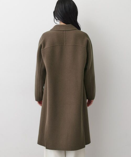 Dessin / デッサン ステンカラーコート | 【洗える】ウール混リバーメルトンロングコート | 詳細11