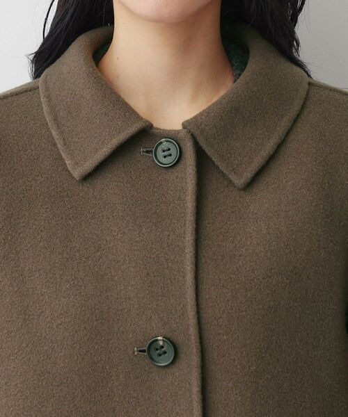 Dessin / デッサン ステンカラーコート | 【洗える】ウール混リバーメルトンロングコート | 詳細12