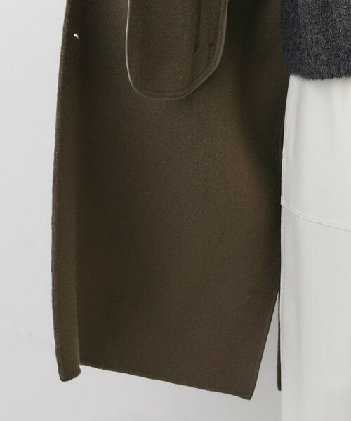 Dessin / デッサン ステンカラーコート | 【洗える】ウール混リバーメルトンロングコート | 詳細16