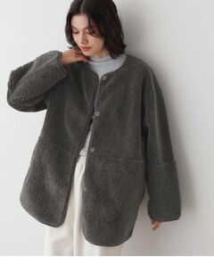 【2WAY】フェイクムートンコート