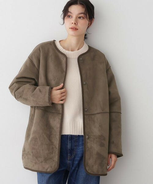 Dessin / デッサン その他アウター | 【2WAY】フェイクムートンコート | 詳細10