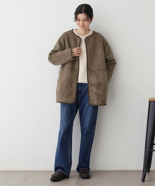 Dessin / デッサン その他アウター | 【2WAY】フェイクムートンコート | 詳細13