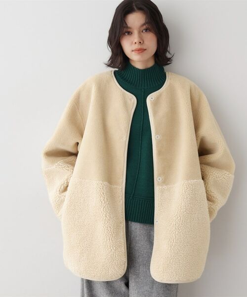 Dessin / デッサン その他アウター | 【2WAY】フェイクムートンコート | 詳細16