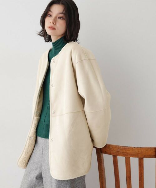 Dessin / デッサン その他アウター | 【2WAY】フェイクムートンコート | 詳細17