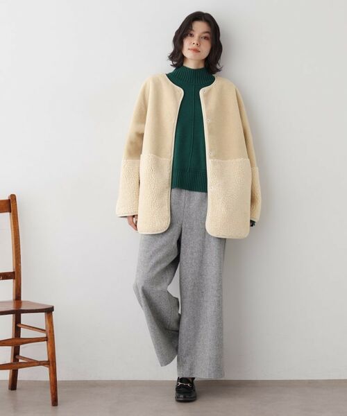 Dessin / デッサン その他アウター | 【2WAY】フェイクムートンコート | 詳細19