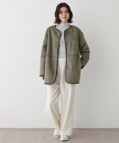 Dessin / デッサン その他アウター | 【2WAY】フェイクムートンコート | 詳細6