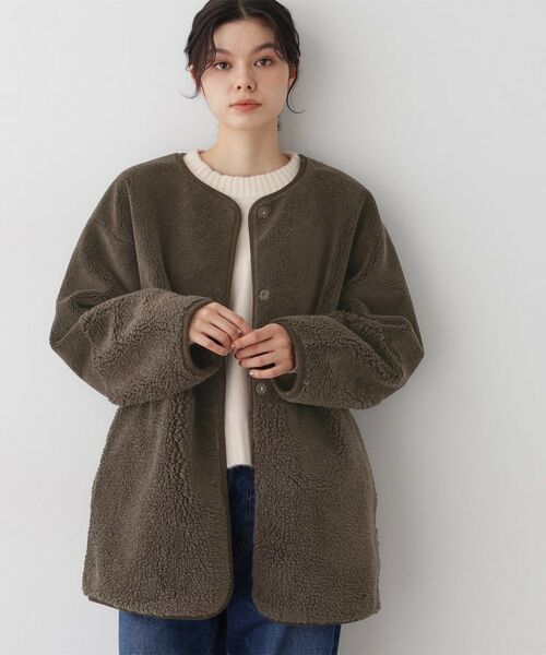 Dessin / デッサン その他アウター | 【2WAY】フェイクムートンコート | 詳細8