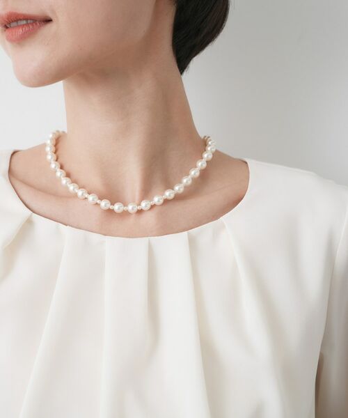 Dessin / デッサン ネックレス・ペンダント・チョーカー | 【入卒／セレモニー】パール調ショートネックレス | 詳細4