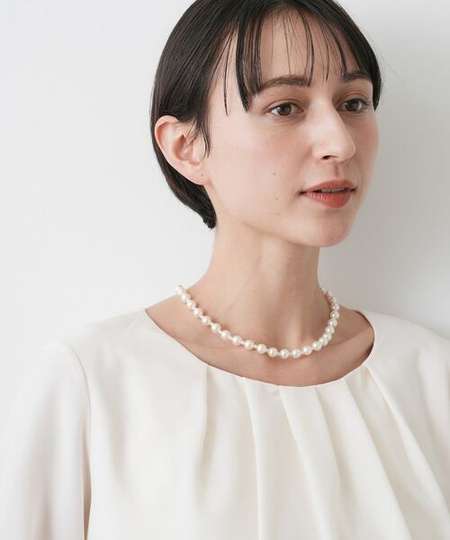Dessin / デッサン ネックレス・ペンダント・チョーカー | 【入卒／セレモニー】パール調ショートネックレス | 詳細5