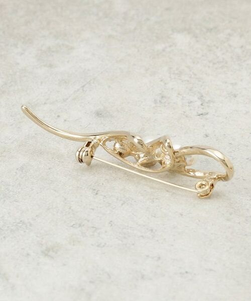 Dessin / デッサン ブローチ・コサージュ | 【入卒／セレモニー】ツイストパール調ブローチ | 詳細2