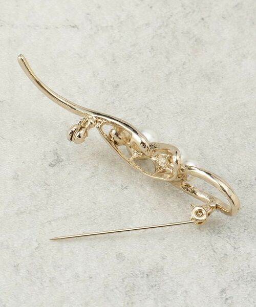 Dessin / デッサン ブローチ・コサージュ | 【入卒／セレモニー】ツイストパール調ブローチ | 詳細4