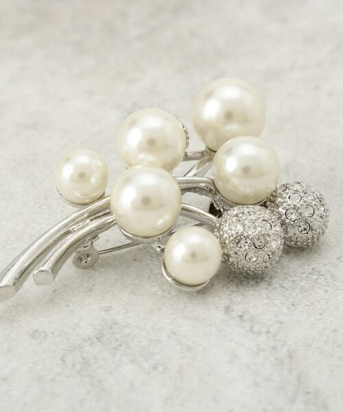 Dessin / デッサン ブローチ・コサージュ | 【入卒／セレモニー】パール調ブーケブローチ | 詳細3