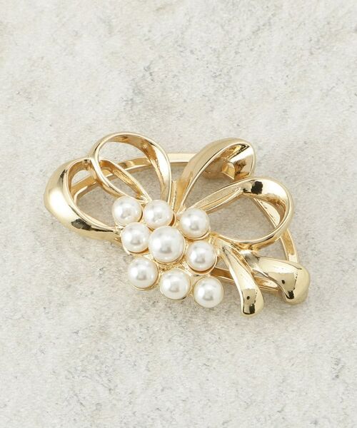 Dessin / デッサン ブローチ・コサージュ | 【入卒／セレモニー】リボンモチーフマグネットブローチ | 詳細1